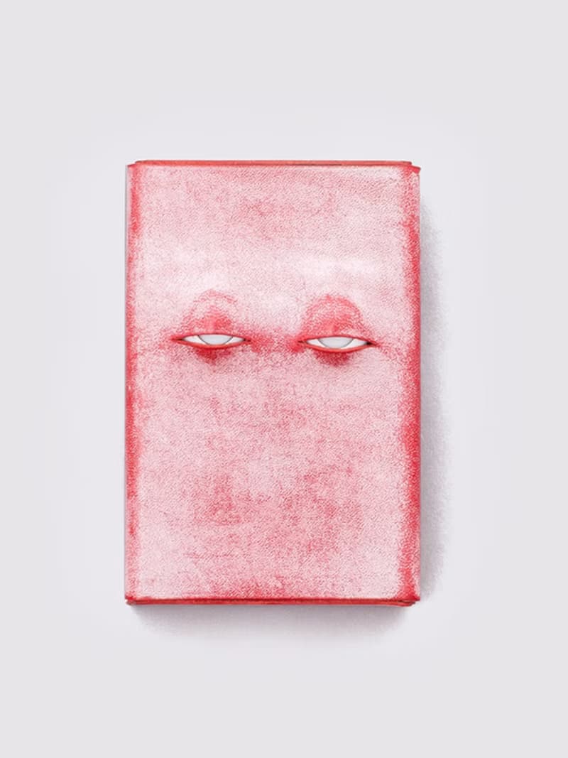 灰/粉/紅/綠 翻白眼設計 PLANK 手工真皮眼珠煙盒 飾品盒 首飾盒