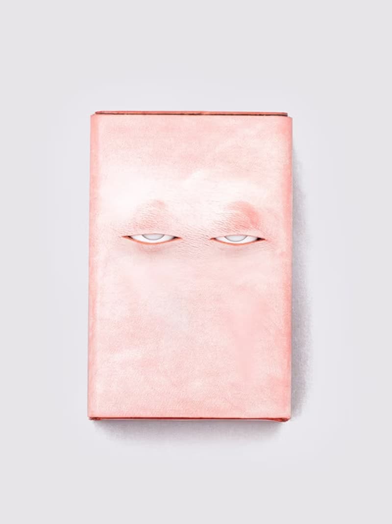 灰/粉/紅/綠 翻白眼設計 PLANK 手工真皮眼珠煙盒 飾品盒 首飾盒
