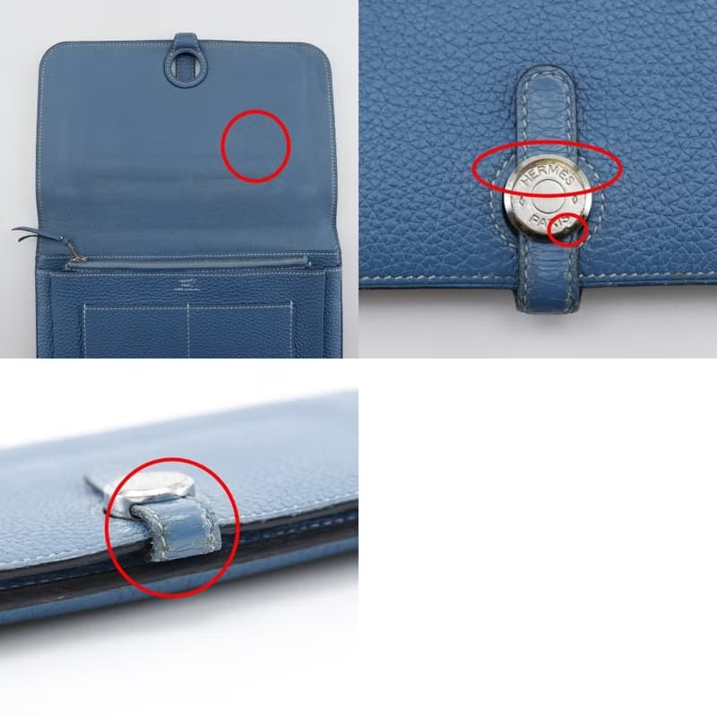 【日本直送】エルメス HERMES ドゴンGM 長財布 トゴ ユニセックス【中古】