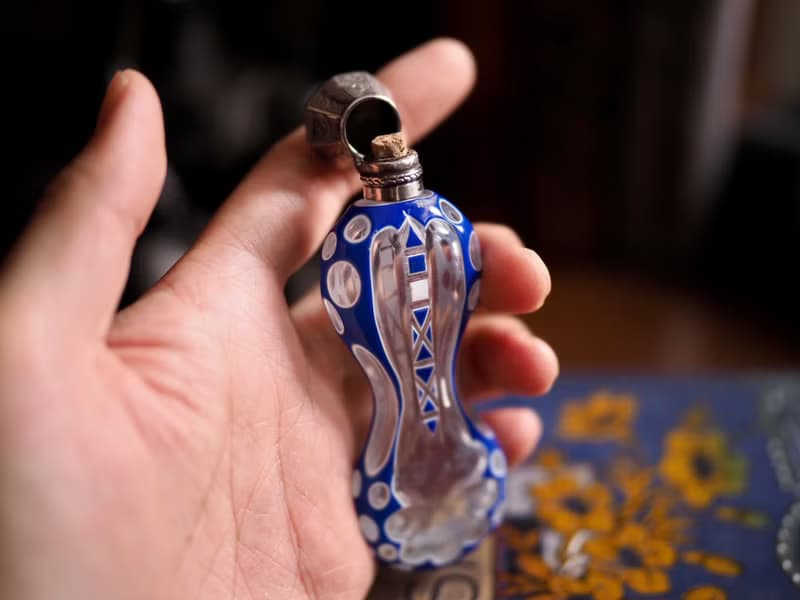 英國百年古董香水瓶