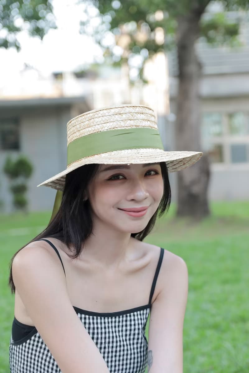 法式典雅草帽-編織帽 帽子 登山帽 草帽 防曬 straw hat 禮帽