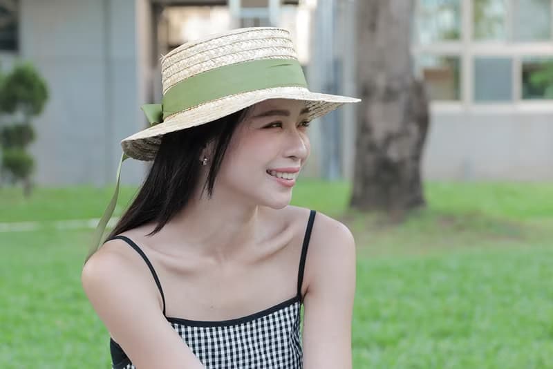 法式典雅草帽-編織帽 帽子 登山帽 草帽 防曬 straw hat 禮帽