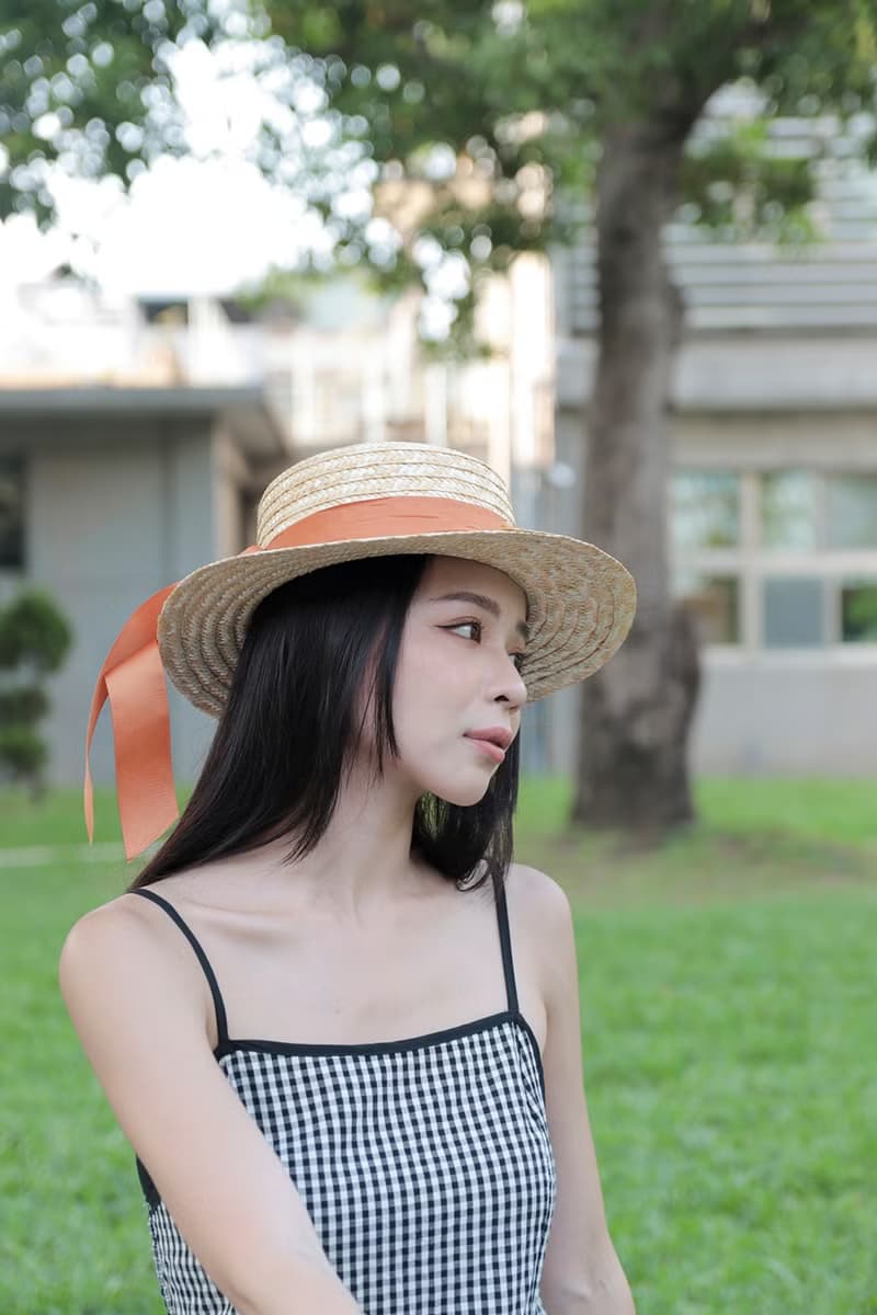 法式典雅草帽-編織帽 帽子 登山帽 草帽 防曬 straw hat 禮帽