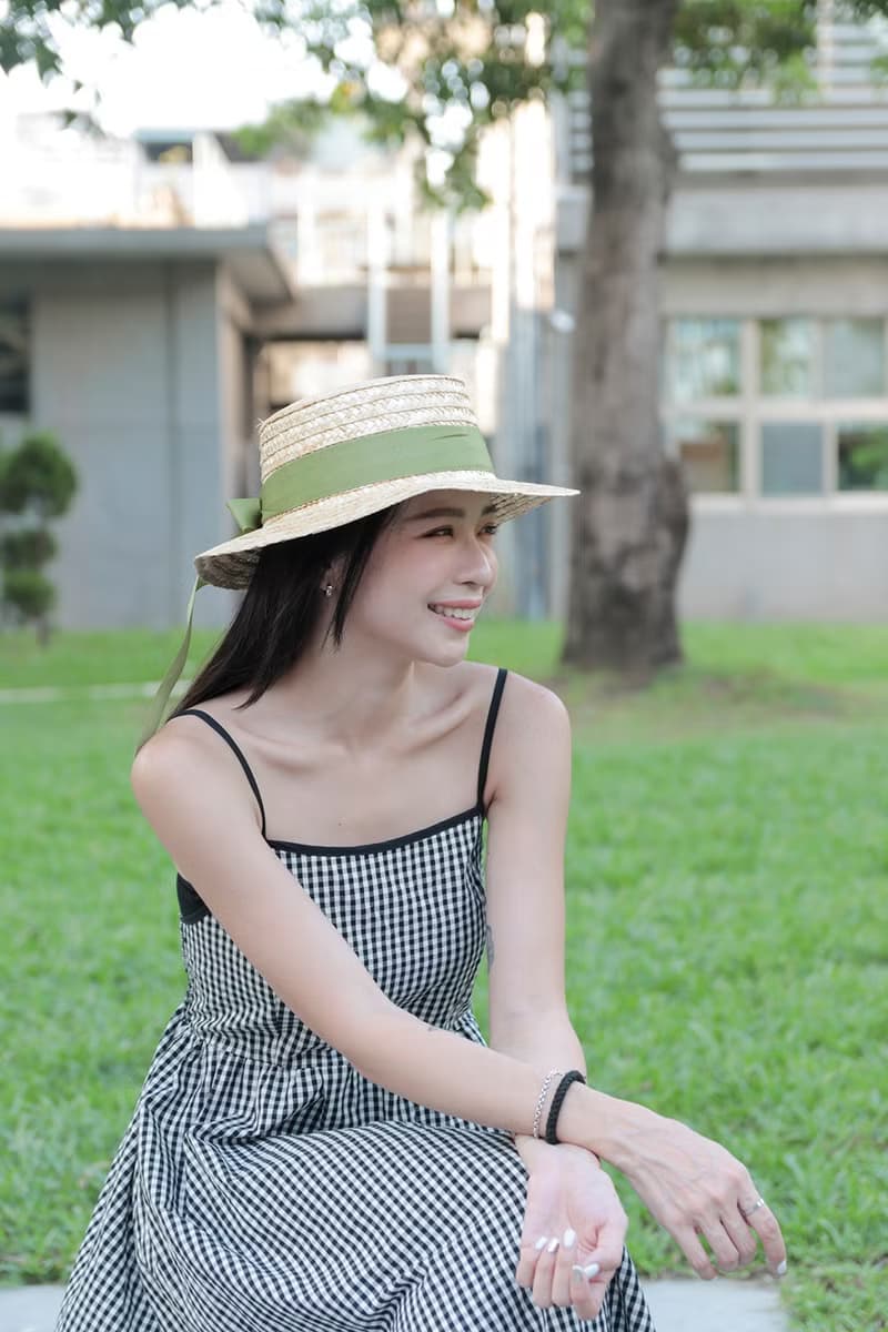 法式典雅草帽-編織帽 帽子 登山帽 草帽 防曬 straw hat 禮帽