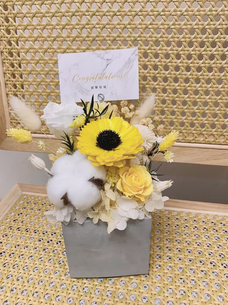 開幕花禮 永生盆花 升遷禮 新居禮 永生花 開幕盆花 祝賀禮