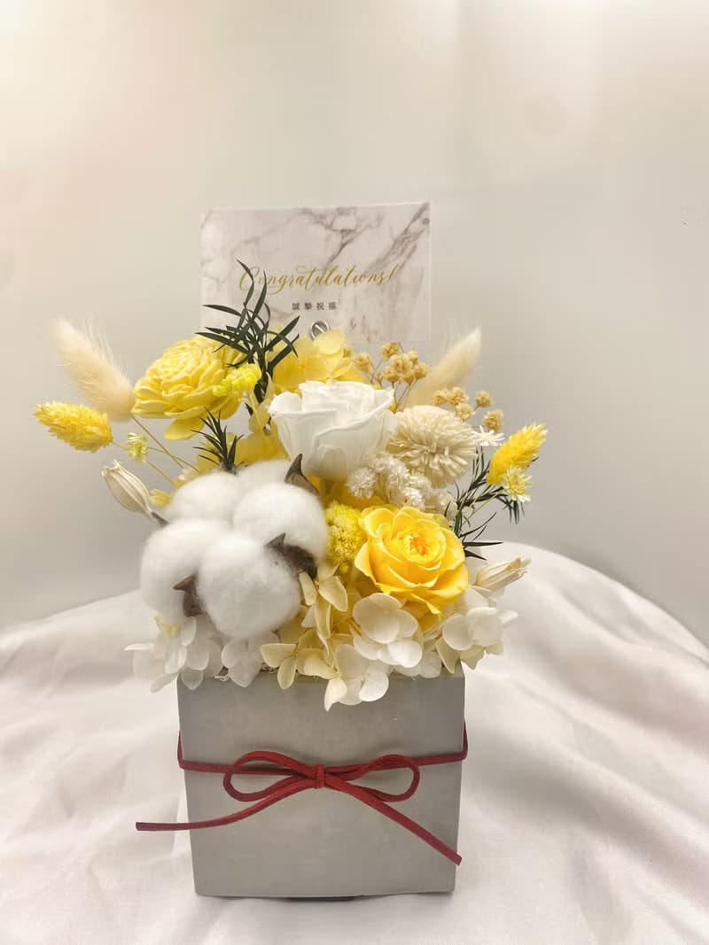 開幕花禮 永生盆花 升遷禮 新居禮 永生花 開幕盆花 祝賀禮