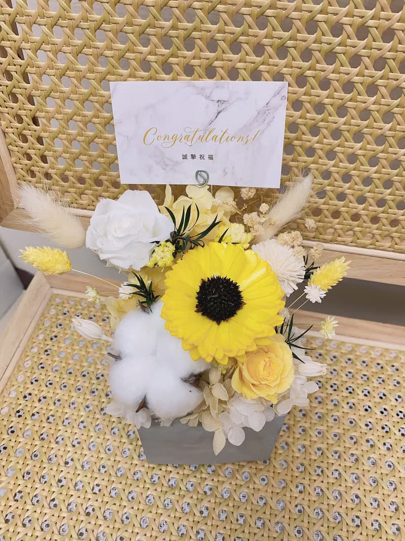 開幕花禮 永生盆花 升遷禮 新居禮 永生花 開幕盆花 祝賀禮