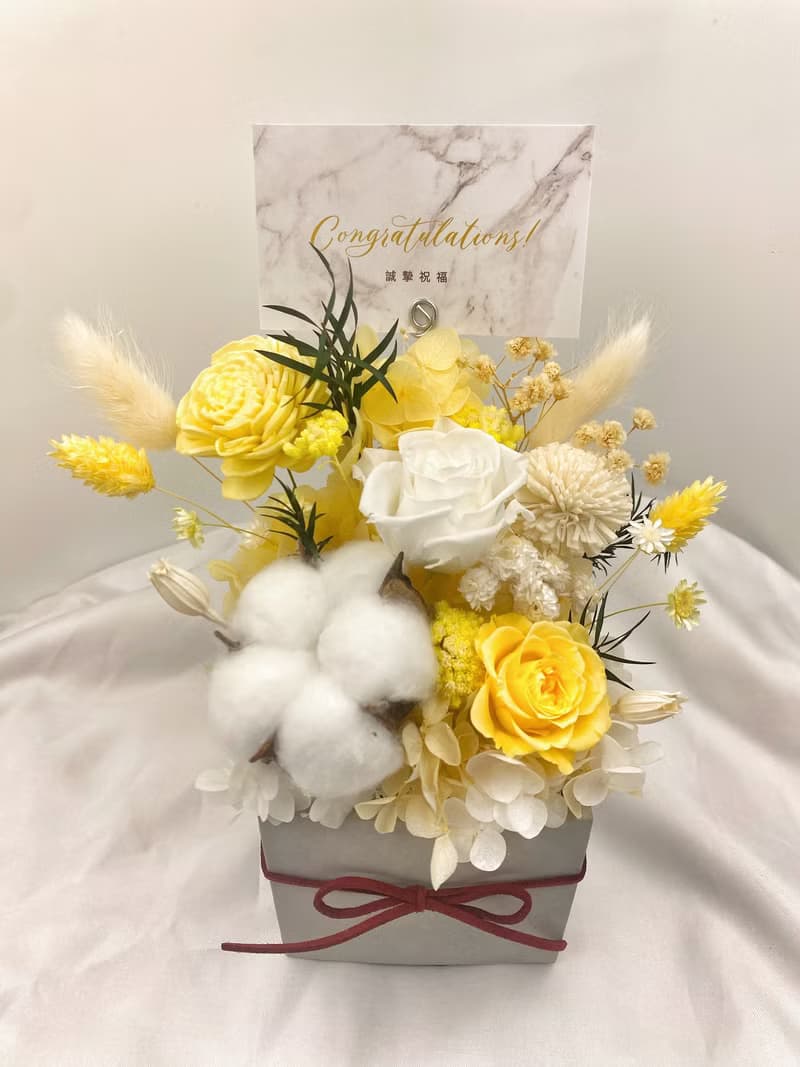 開幕花禮 永生盆花 升遷禮 新居禮 永生花 開幕盆花 祝賀禮