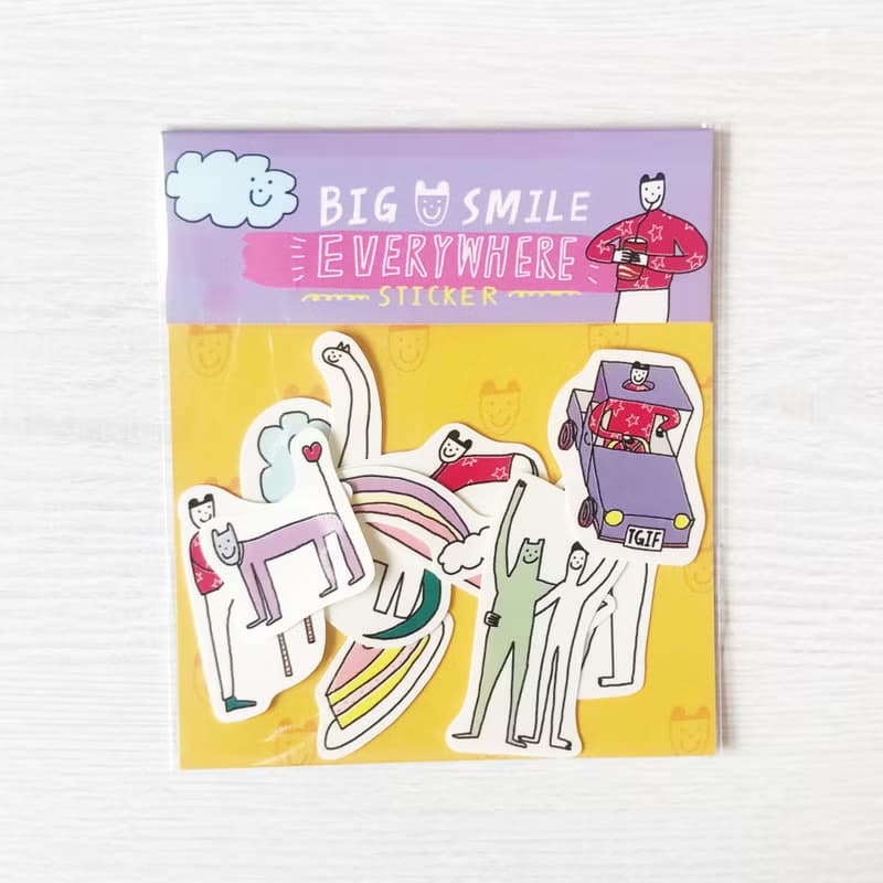Big Smile Everywhere | 貼紙包(10入)