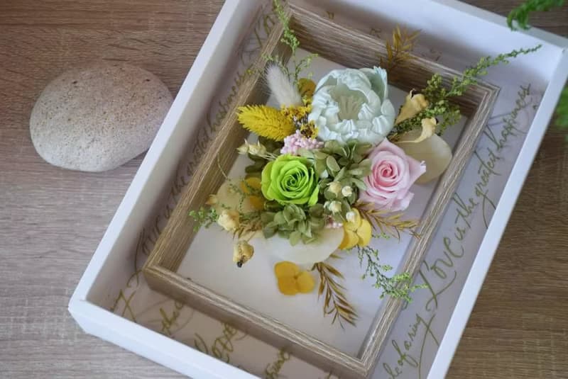 永生索拉花桌框/壁飾