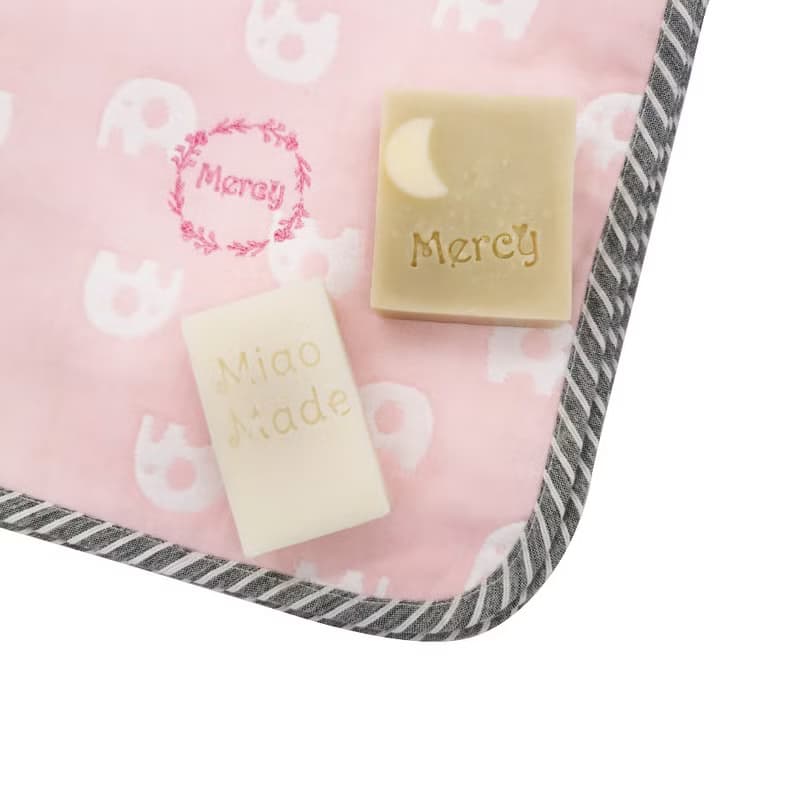 Mercy新生兒小蓋毯綜合禮盒 ( 粉色 / 灰色 )