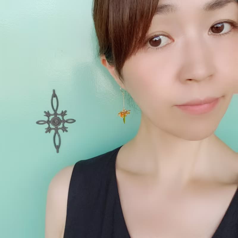 金木犀のフックピアス or イヤリング