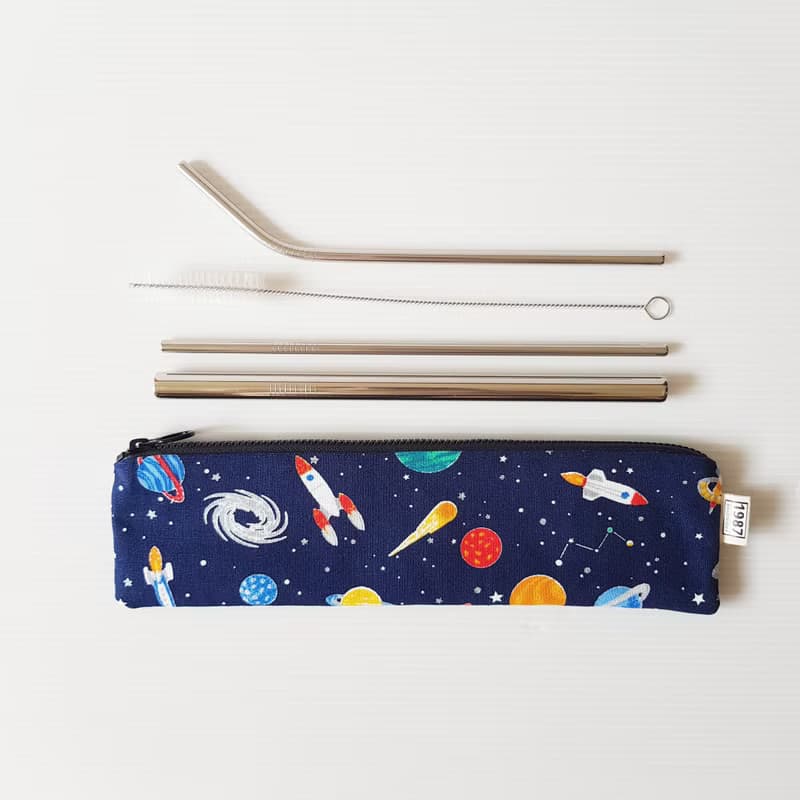 【火箭】 餐具袋 吸管袋 環保 筆袋 刷具袋 聖誕交換禮物