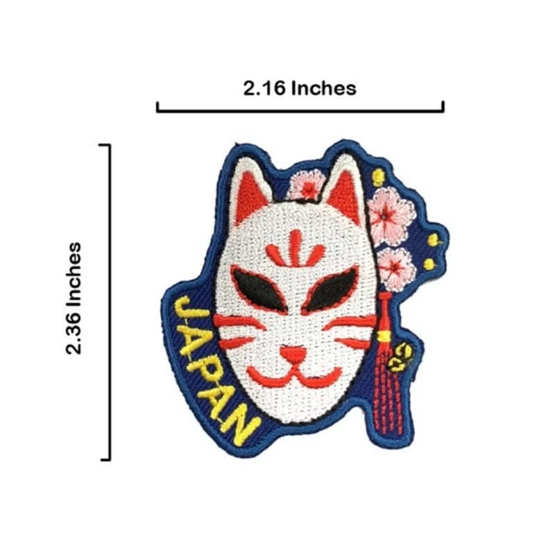 日本可愛招財貓立體冰箱貼+日本 Q版 貓咪面具電繡刺繡【2件組】