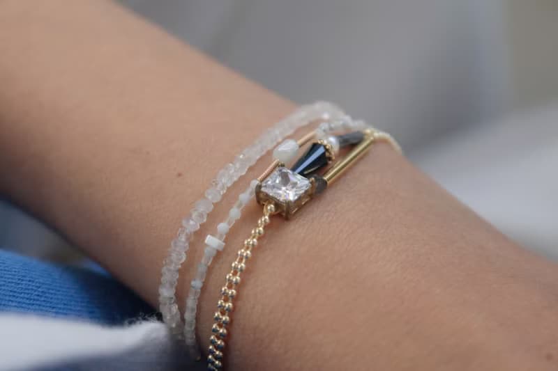 手鍊 水晶 珍珠 - 幻彩遊香江 -