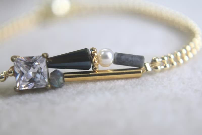 手鍊 水晶 珍珠 - 幻彩遊香江 -