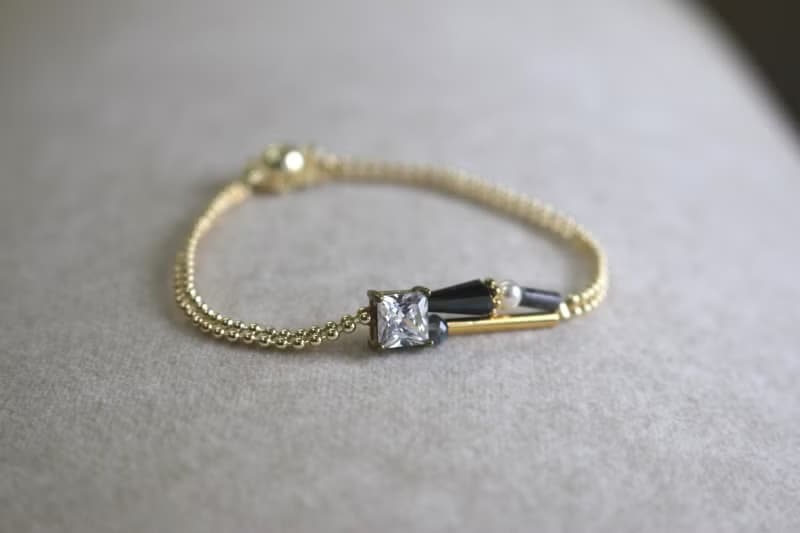 手鍊 水晶 珍珠 - 幻彩遊香江 -