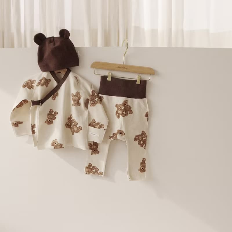 韓國彈力棉質玩具熊 / 兔新生兒套裝 •Toy Newborn Set•