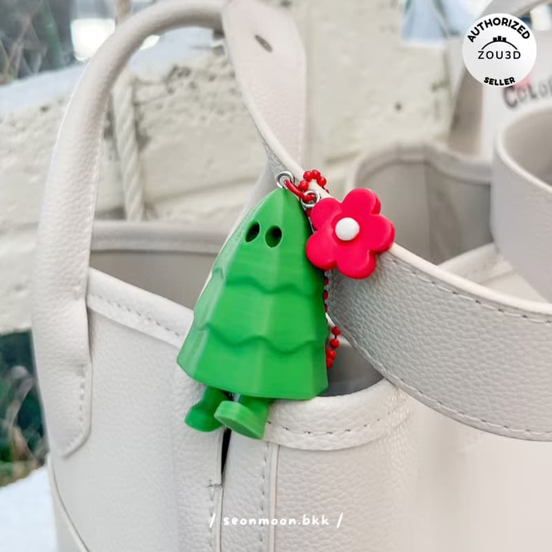 Zou X'mas Keychains - Green Body / Christmas Keychains - Green