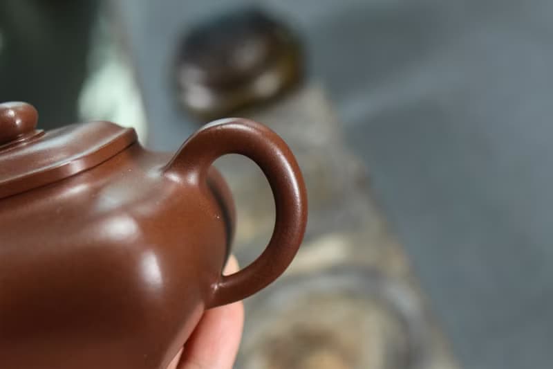 送禮紫砂壺茶壺传炉 老紫泥  老紫泥 220ml 10孔 刘素素作品  选