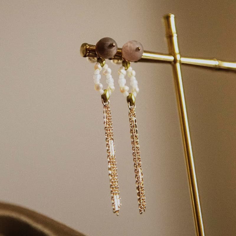 Solar Eclipse Dreamcatcher 日蝕捕夢網耳飾