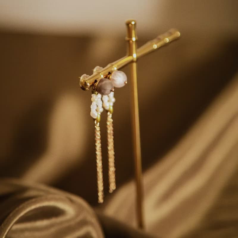 Solar Eclipse Dreamcatcher 日蝕捕夢網耳飾