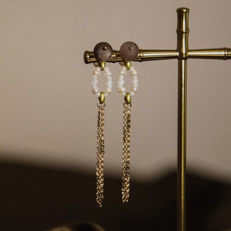 Solar Eclipse Dreamcatcher 日蝕捕夢網耳飾