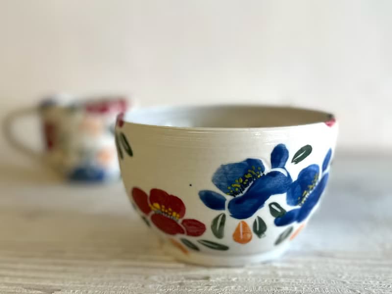 戀戀山茶花大碗(售完再製款)_陶瓷餐碗