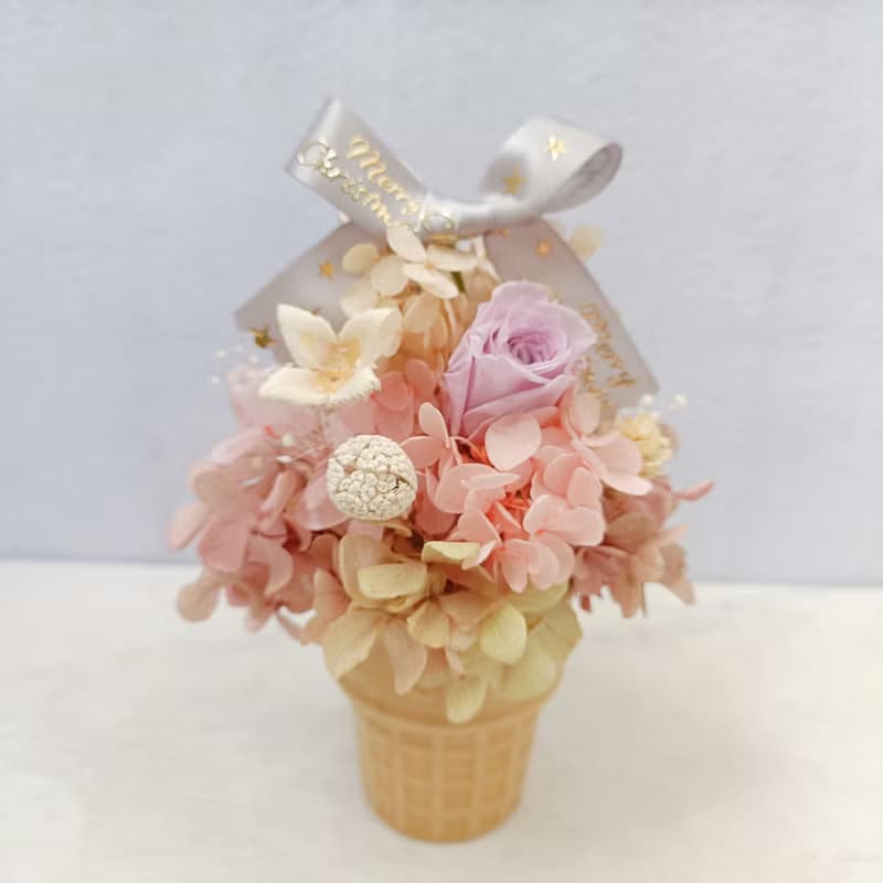 冰淇淋情人樹 開幕結婚捧花永生乾燥花畢業謝師禮物生日畢業禮物