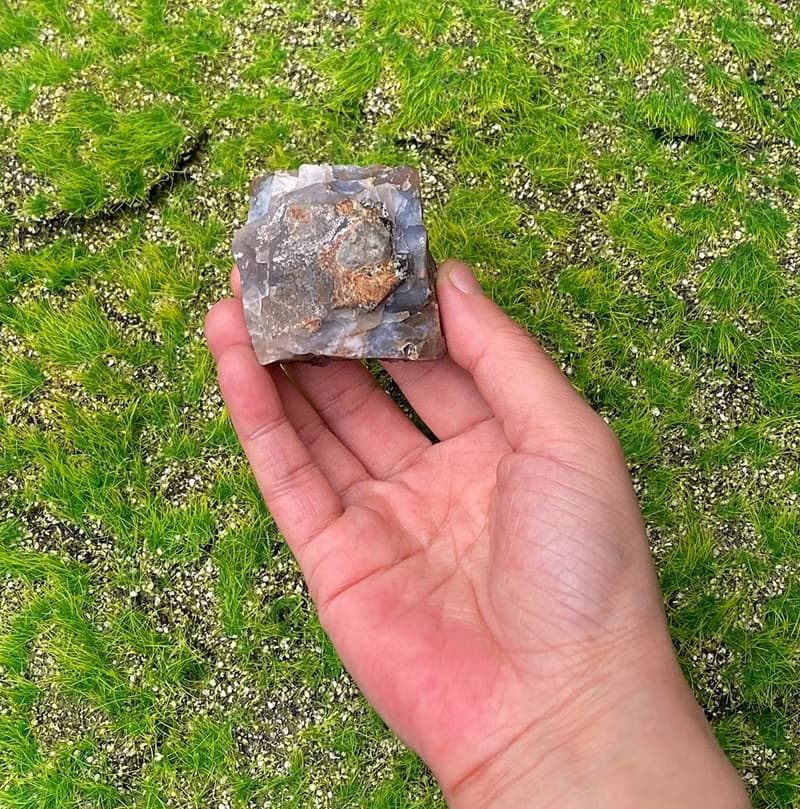 招財開運-天然原皮原礦四方來財紫晶簇 紫水晶 消磁淨化 快速出貨