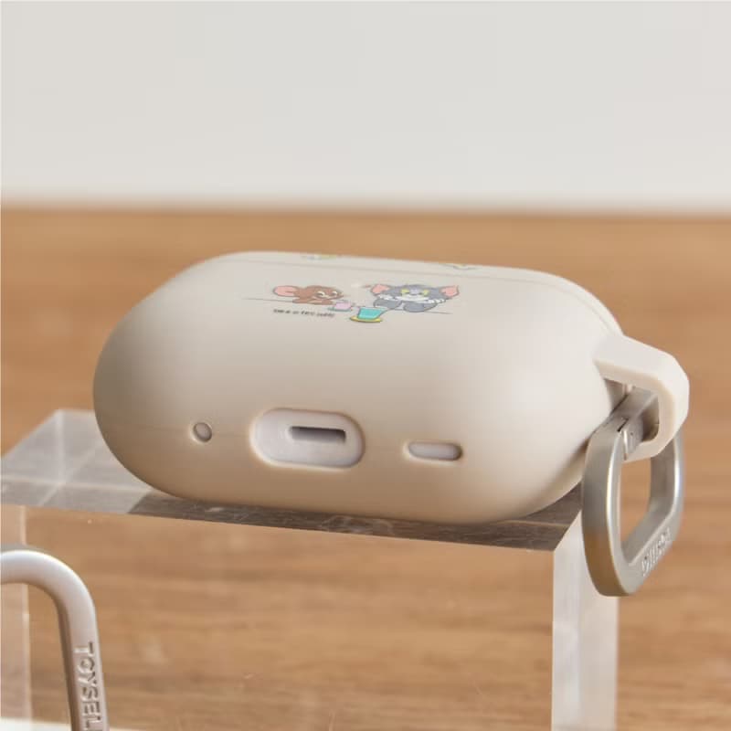 湯姆貓與傑利鼠一起喝飲料強悍防摔AirPods保護套
