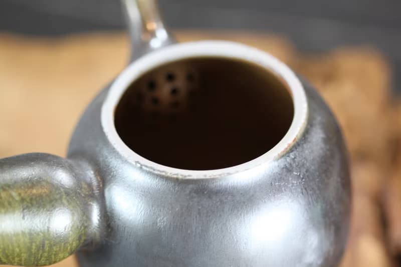【送禮好物】220ml 柴燒落灰 側把茶壺 鶯歌名家葉敏祥手作
