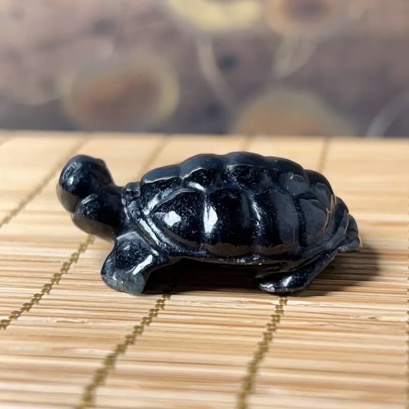 【吉祥‧長壽】飄花翡翠烏龜 | 天然緬甸A貨翡翠 | 送禮