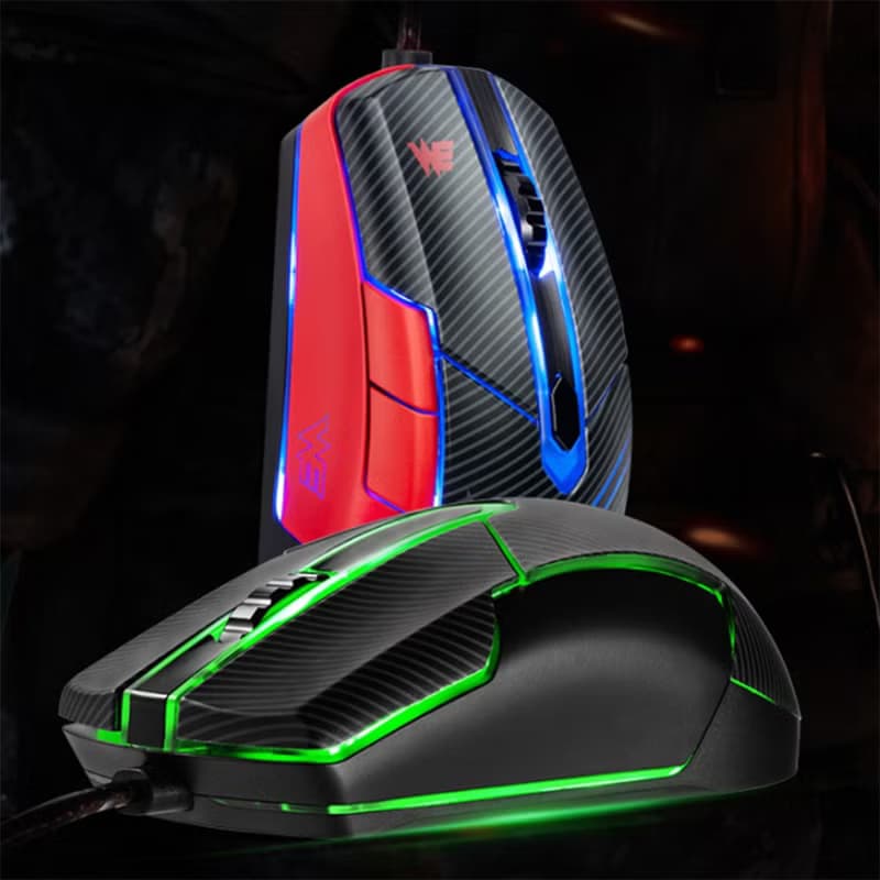 【免運特惠】ZR-65電競滑鼠有線吃雞LOL宏編程電腦游戲
