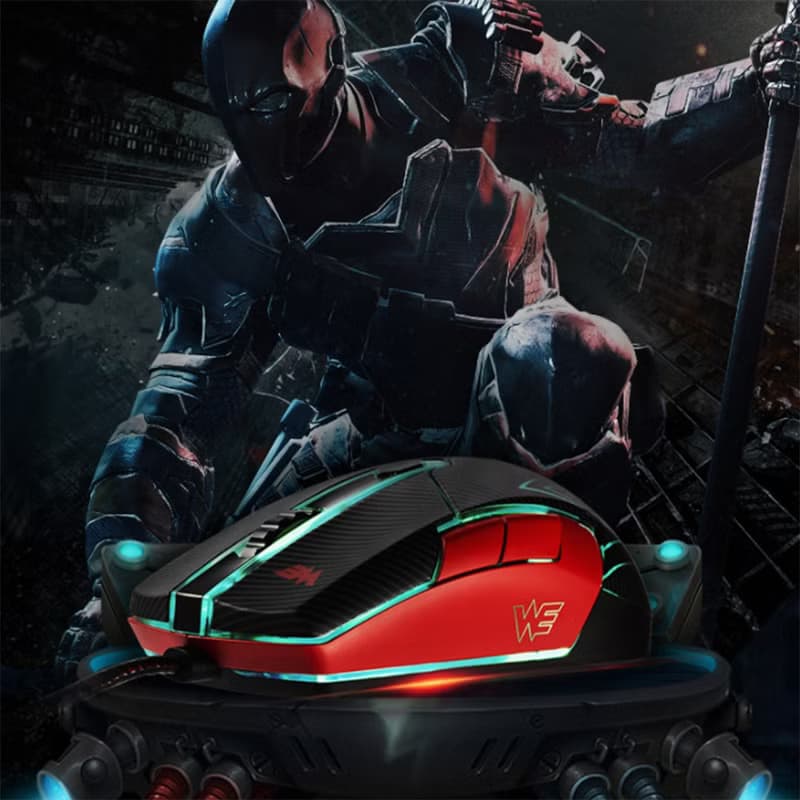 【免運特惠】ZR-65電競滑鼠有線吃雞LOL宏編程電腦游戲
