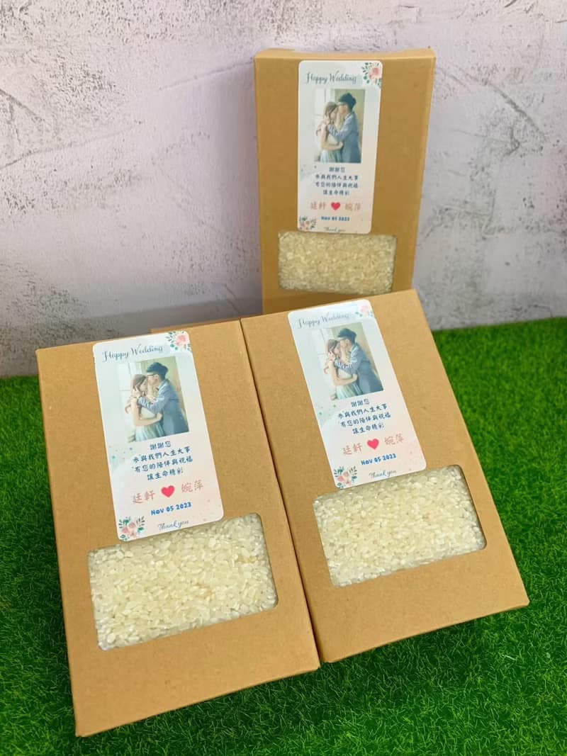 【花米邸家】養生米禮盒-B款 婚禮小物 喝茶禮 企業贈禮 囍米禮盒