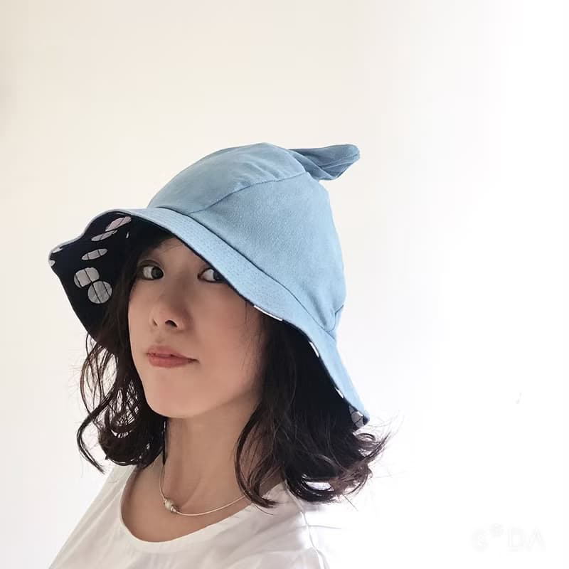 刺繡小魔女帽-森林系 小顏感 造型