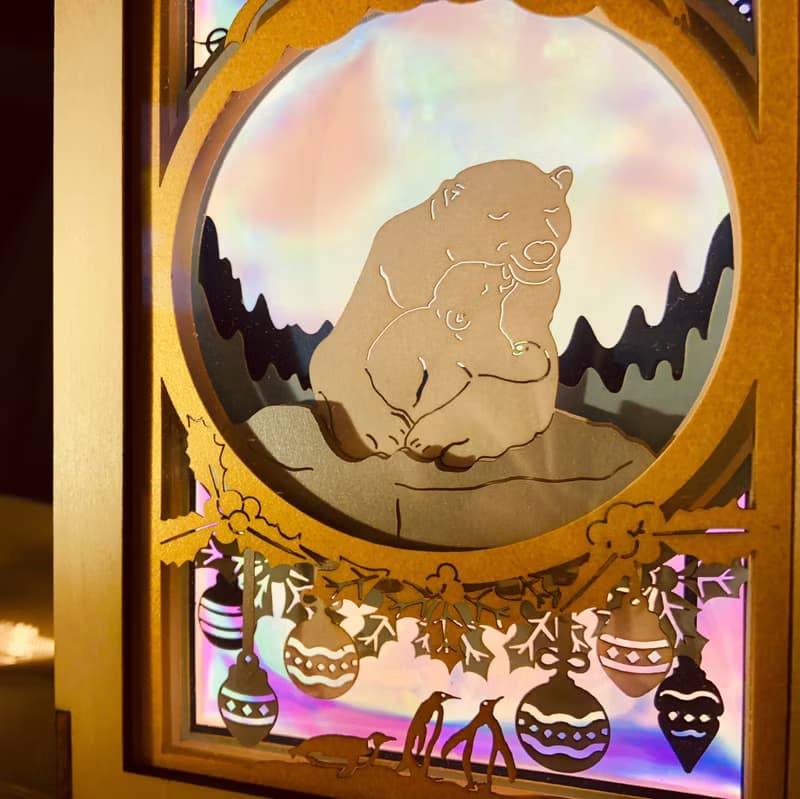 | 聖誕特別限定 | 夢幻極光旅程 | 光影故事 | 迷你紙雕小夜燈 |