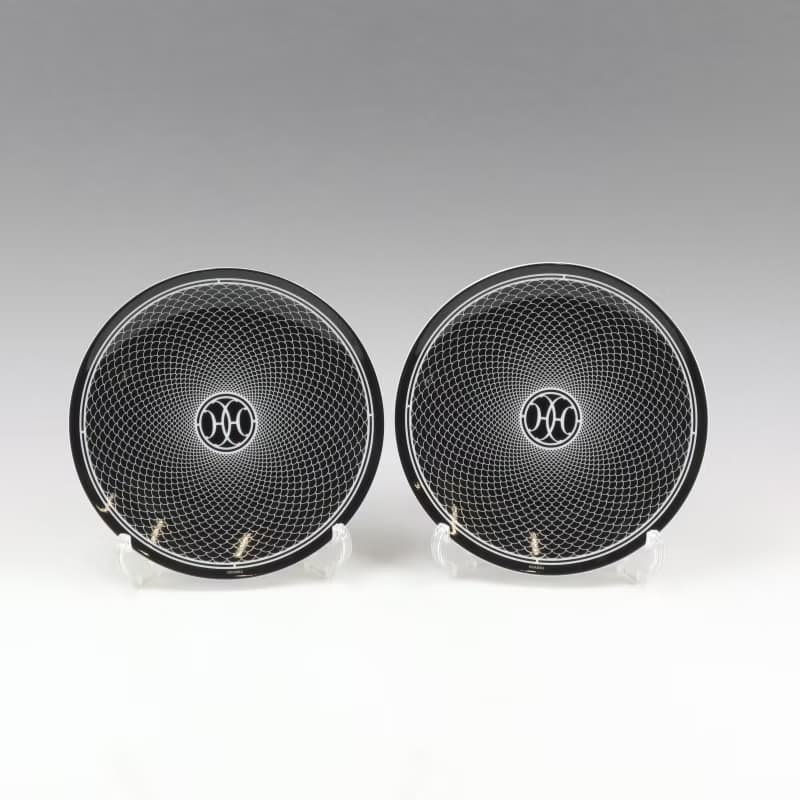 【日本直送】エルメス HERMES アッシュデコ Hデコ 食器 14cm プレート 2枚【未使用】Sランク