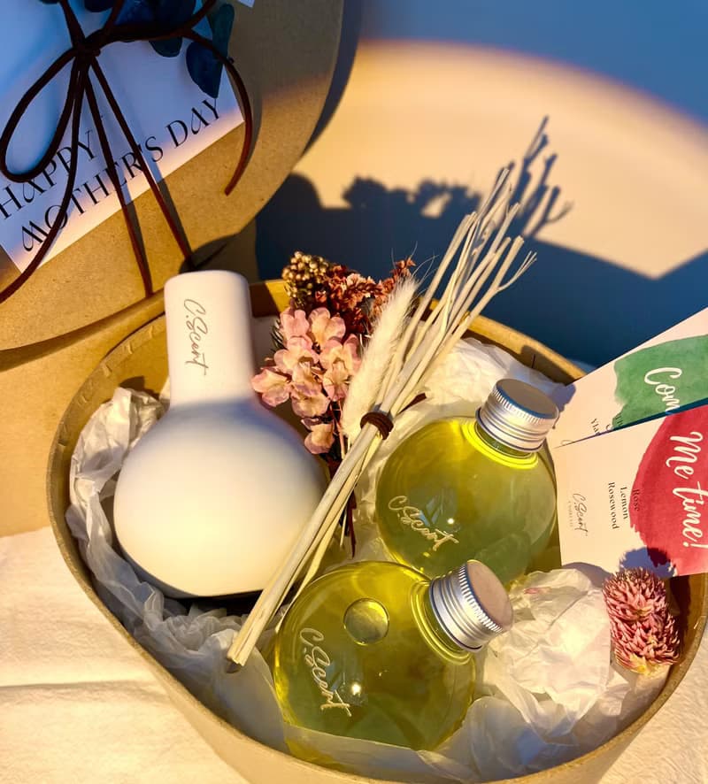 香薰禮盒 Breathin Free 精油擴香瓶 無火香薰 奶油風