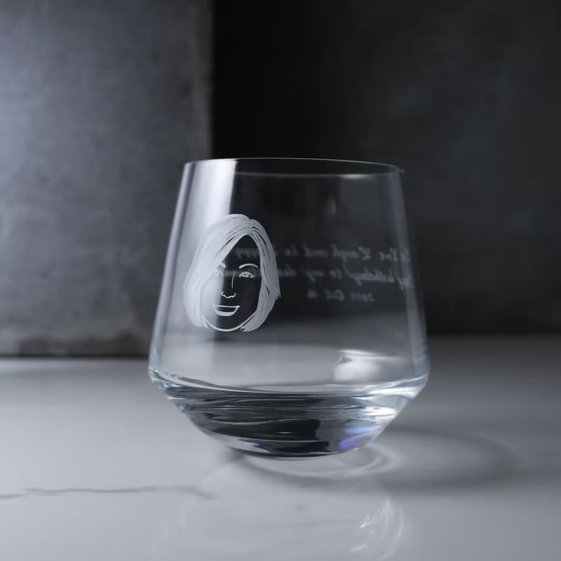 397cc【德國蔡司】(寫實版)SCHOTT ZWIESEL人像搖搖杯似顏繪