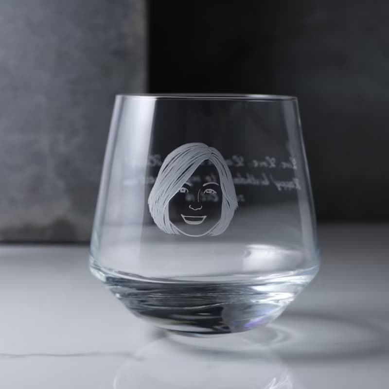 397cc【德國蔡司】(寫實版)SCHOTT ZWIESEL人像搖搖杯似顏繪