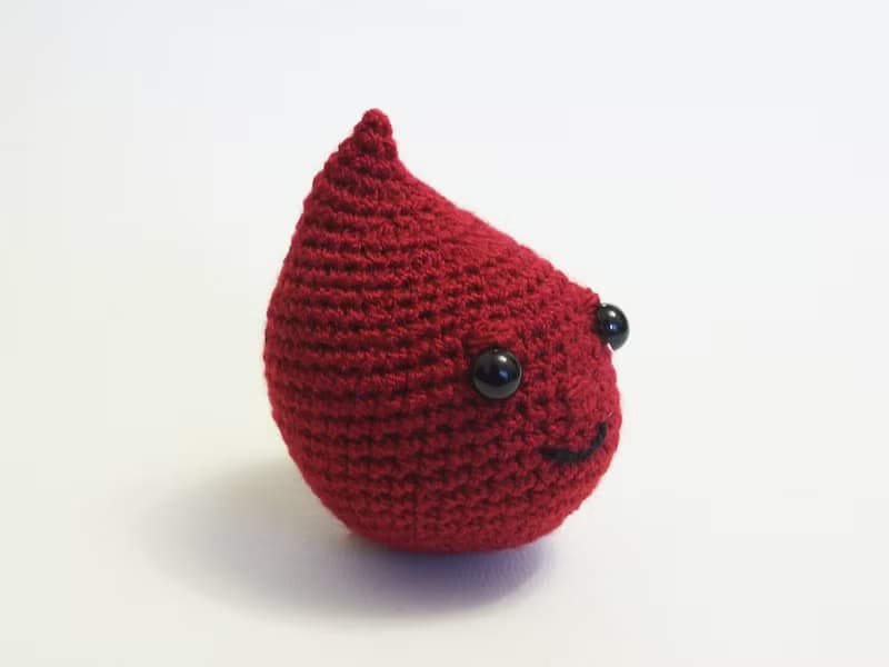 Wine droplet plush