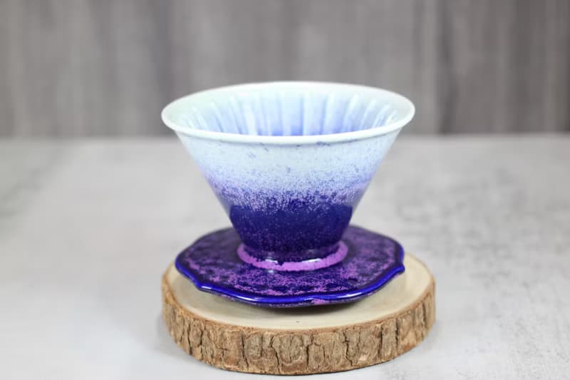【送禮好物】曉櫻 50度角濾杯 自然釉咖啡濾杯 鶯歌燒