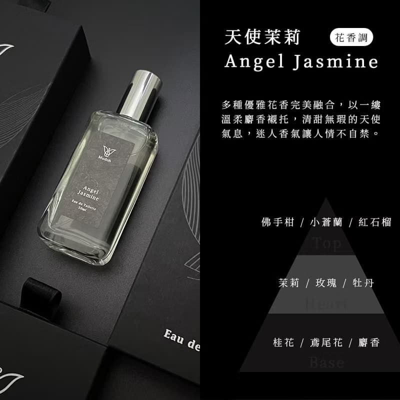 【Mudoh沐朵】經典淡香水【天使茉莉】(25ml)