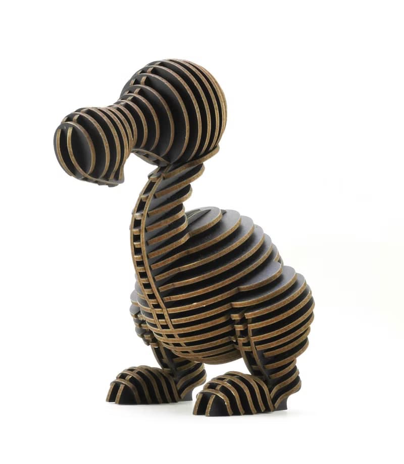 嘟嘟鳥 3D 手作 DIY 居家擺飾 黑色