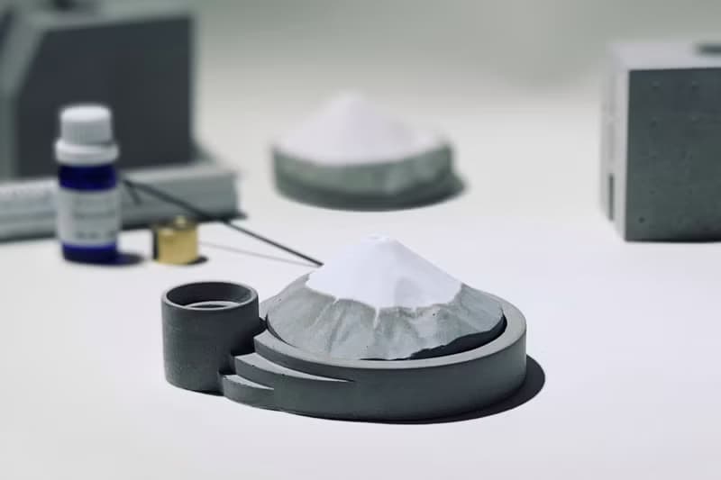 MUDLAB 【 原創設計 富士山水泥擴香座 / 線香器 2.0版  】