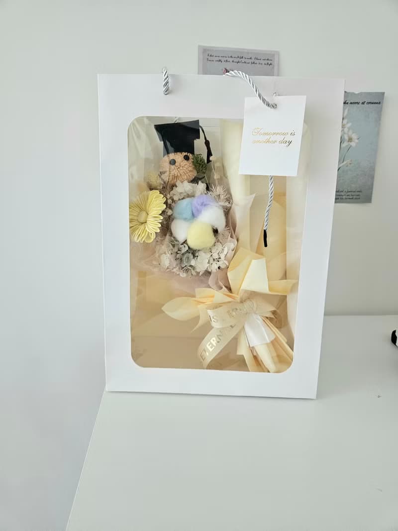 多色索拉太陽花畢業花束 索拉花 畢業典禮