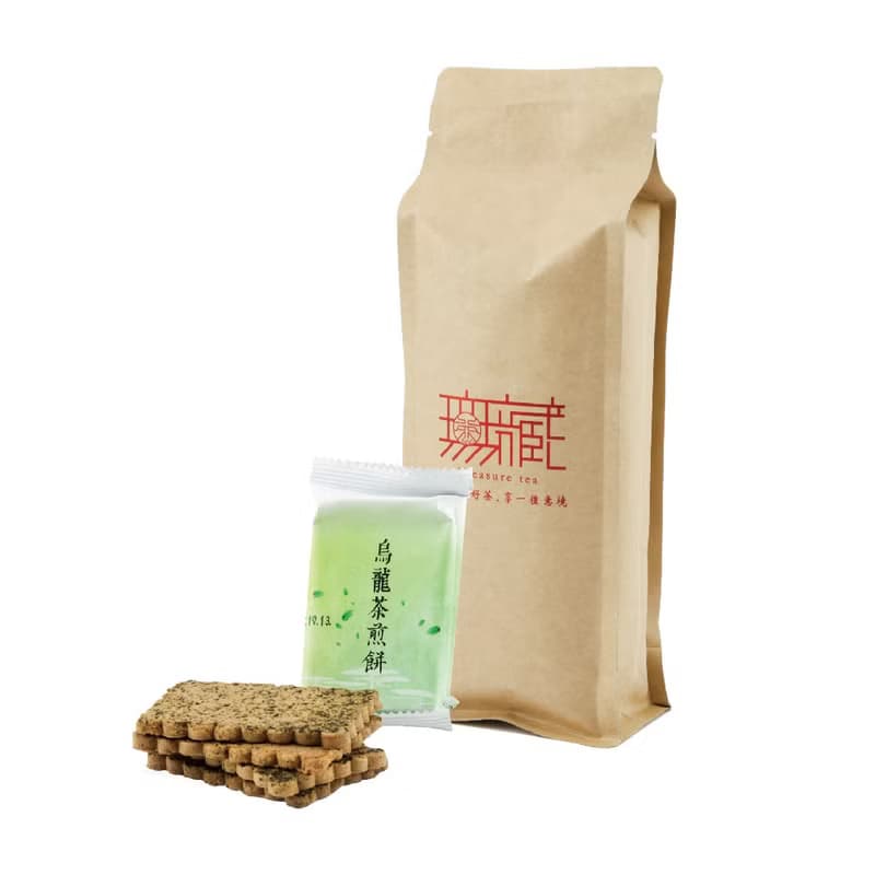 【茶食光光】玉山焦糖烏龍茶煎餅(蛋奶素)(12入袋裝)