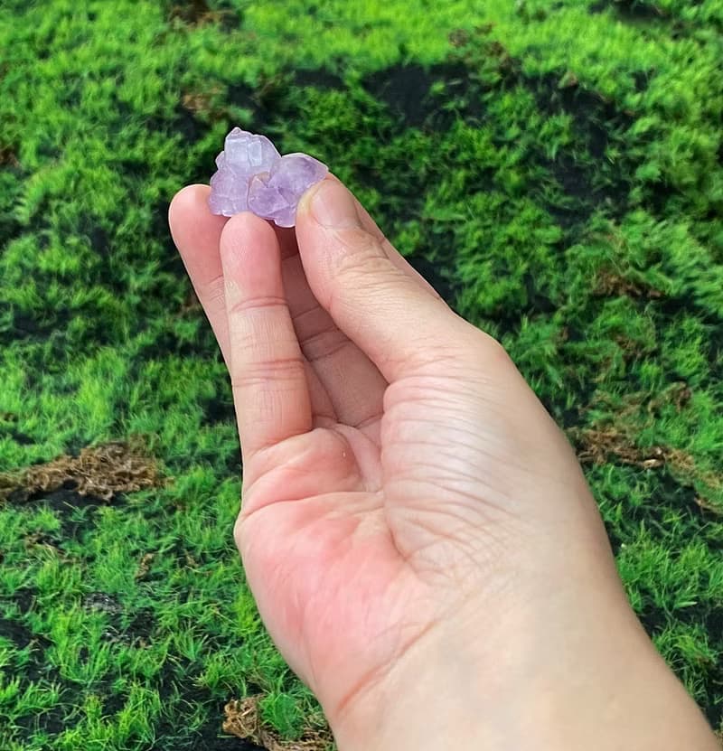 紫晶骨幹晶花 | 藍晶石 | 溝通 表達 觀察力 避邪化煞 招財增智慧